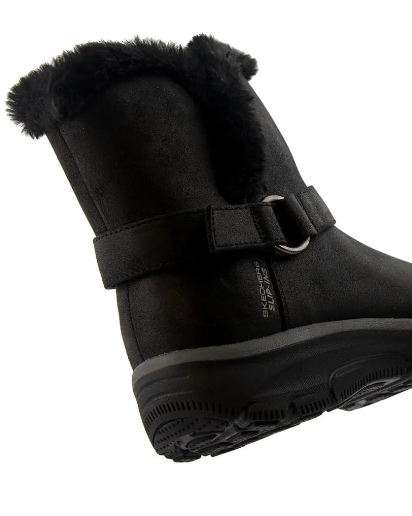Skechers Slip-Ins Tall Buckle Wrap Boot